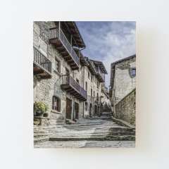 Rupit's Natural Stone Street (Catalonia) - Wood Mounted Print