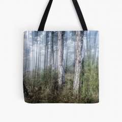 The Misty Forest - All Over Print Tote Bag