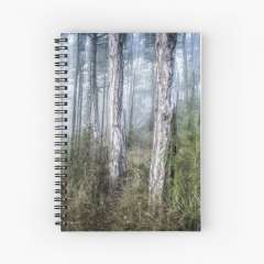 The Misty Forest - Spiral Notebook