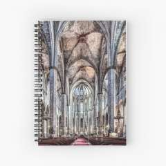 Santa Maria del Mar (Barcelona, Catalonia) - Spiral Notebook