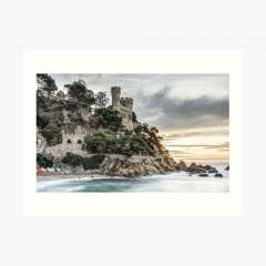 Plaja Castle (Lloret de Mar, Catalonia) - Art Print