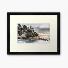 Plaja Castle (Lloret de Mar, Catalonia) - Framed Art Print