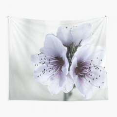 White Almond Flowers - Tapestry