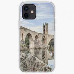Besalu Romanesque Bridge (Catalonia) - iPhone Soft Case