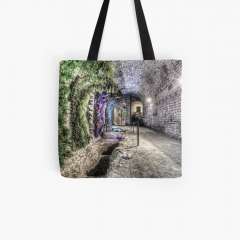 A Garden in the Basement (Girona Cathedral, Catalonia) - All Over Print Tote Bag