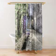 A Garden in the Basement (Girona Cathedral, Catalonia) - Shower Curtain