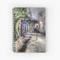 A Garden in the Basement (Girona Cathedral, Catalonia) - Spiral Notebook