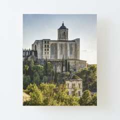 Girona Cathedral (Catalonia) - Canvas Mounted Print