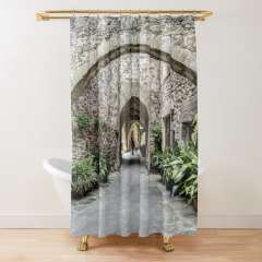Carrer dels Arcs (Monells, Catalonia) - Shower Curtain