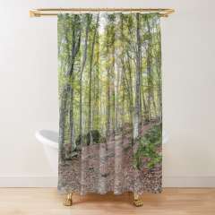 Autumn in the Enchanted Rocks (Catalonia) - Shower Curtain