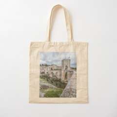 Besalú Medieval Village (Catalonia) - Cotton Tote Bag