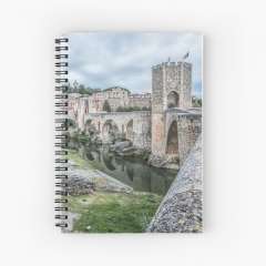 Besalú Medieval Village (Catalonia) - Spiral Notebook