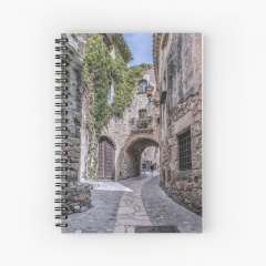 Medieval Village of Pals (Catalonia)  - Spiral Notebook