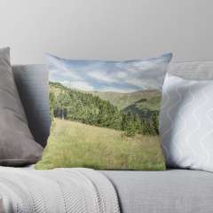 Somewhere in the Catalan Pyrenees  - Throw Pillow