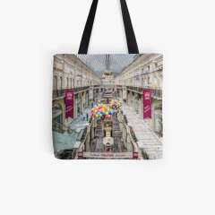 GUM  Shopping Mall, Moscow - All Over Print Tote Bag