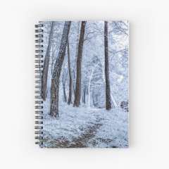 Winter Snowfall - Spiral Notebook