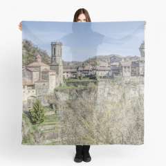 Panoramic View of Rupit i Pruit (Catalonia) - Scarf