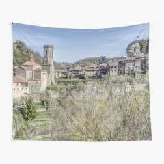 Panoramic View of Rupit i Pruit (Catalonia) - Tapestry