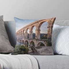 Pont del Diable (Tarragona, Catalonia) - Throw Pillow