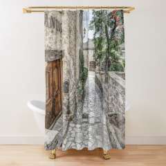 Medieval Town of Pals (Catalonia) - Shower Curtain
