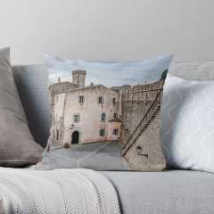 Inside Tossa de Mar Walls (Girona, Catalonia) - Throw Pillow
