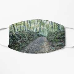 Walking Between Rocks and Trees - Flat Mask