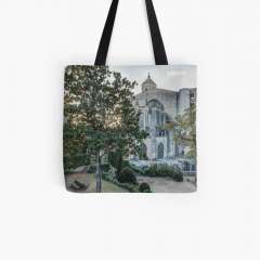 The Backyard of Girona Cathedral (Catalonia) - All Over Print Tote Bag