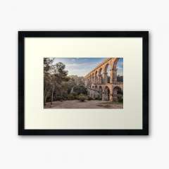 Pont del Diable (Ferreres Aqueduct, Tarragona) - Framed Art Print