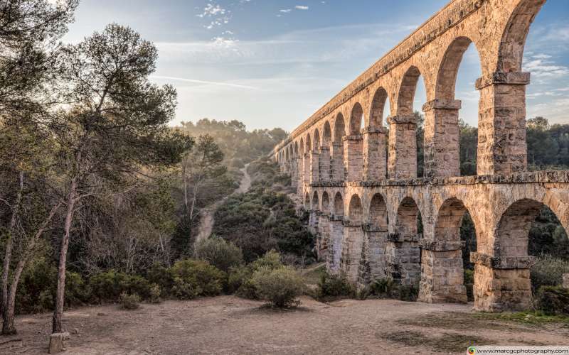 Pont del Diable (Ferreres Aqueduct, Tarragona) Free 4K HD Wallpaper