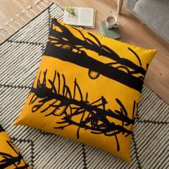 Nature Abstract - Floor Pillow
