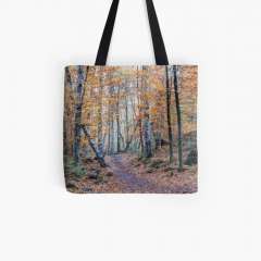 Looking for The Right Path (Fageda d’en Jordà, Catalonia) - All Over Print Tote Bag