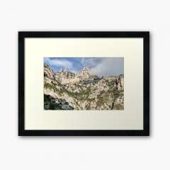 - Montserrat Mountain (Catalonia) - Framed Art Print