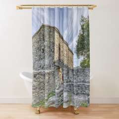 Sant Pere de Casserres Monastery, Hospital (Catalonia) - Shower Curtain