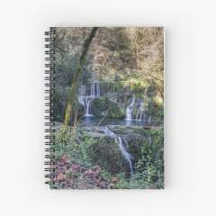 Between Trees, Salt de Can Batlle (Santa Pau, Catalonia) - Spiral Notebook