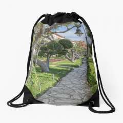 Passeig de la Ribera Garden (Roc de Sant Gaietà, Catalonia) - Drawstring Bag