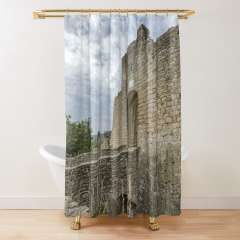 Portal de la Verge (Peratallada, Catalonia) - Shower Curtain
