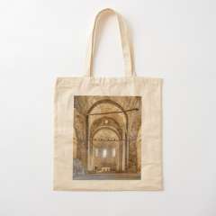 Sant Pere de Casserres Monastery, Church (Catalonia) - Cotton Tote Bag