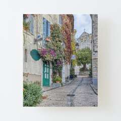 Rue Droite (Le Castellet, France) - Canvas Mounted Print