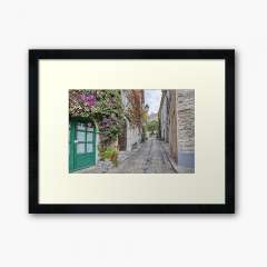 Rue Droite (Le Castellet, France) 2 - Framed Art Print