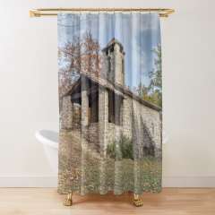 Sant Miquel del Corb (Les Preses, Catalonia) - Shower Curtain