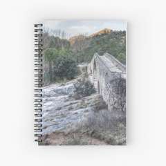 Pont de Pedret (Cercs, Catalonia) - Spiral Notebook
