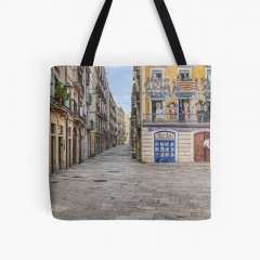 Plaça dels Sedassos (Tarragona, Catalonia) - All Over Print Tote Bag