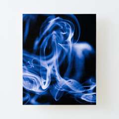 Smoke Close Up - Canvas Mounted Print