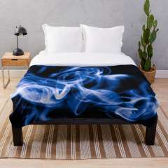 Smoke Close Up - Throw Blanket