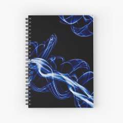 Smoke and Fish - Spiral Notebook