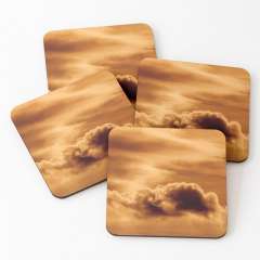 Golden Clouds - Coasters (Set of 4)