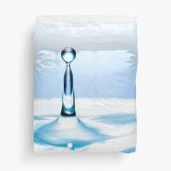Blue Water Drop - Duvet Cover