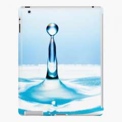 Blue Water Drop - iPad Snap Case
