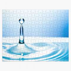 Blue Water Drop - Jigsaw Puzzle