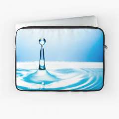 Blue Water Drop - Laptop Sleeve